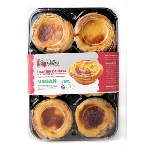 Vegan Pastel de Nata — Plant-Based Portuguese Custard Tarts (Frozen)